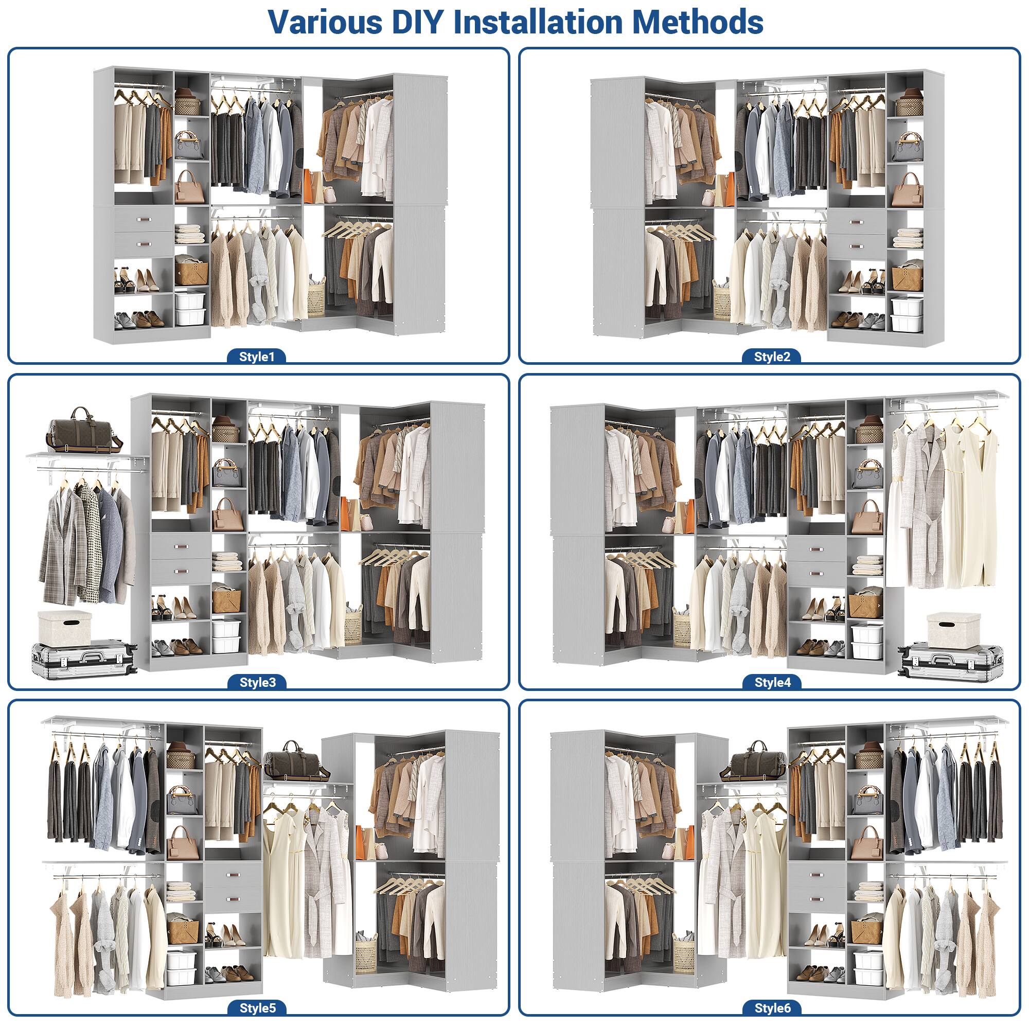 Various DIY Installation Methods

Style1
Style2
Style3
Style4
Style5
Style6