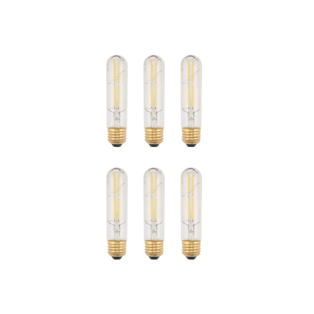Elitco Lighting - 6W 3000K LED T10 Light bulb with 550 Lumens - Clear