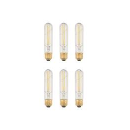 Elitco Lighting - 6W 3000K LED T10 Light bulb with 550 Lumens - Clear