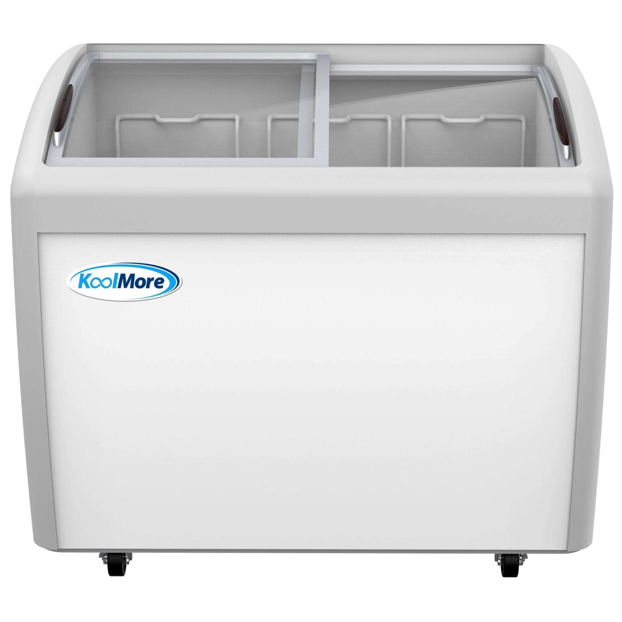 Back. Koolmore - 40 in. Display Ice Cream Freezer - 9 cu ft. MCF-9C - White.