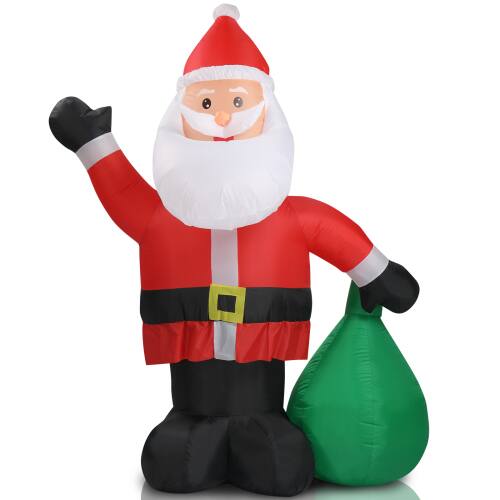 Winado - 6 FT Christmas Giant Inflatable Santa Claus Build-in LED Lights for Holiday Party Decoration - Red