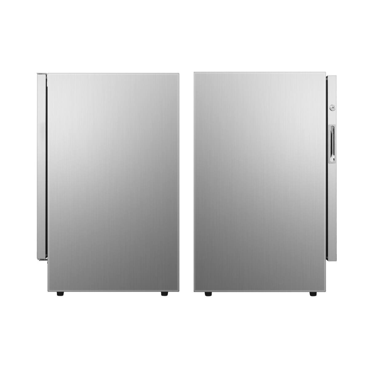 Alt View 8. Equator - Equator 4.6cf Outdoor/Indoor 110 cans 6 Bottles + Beverage Refrigerator IPX4 SS Builtin/FS -7 Color LED 110V - Stainless.