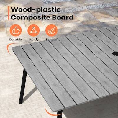 Wood-plastic Composite Board Durable Sturdy Natural