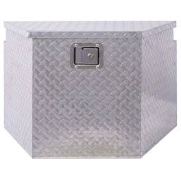 Boyel Living - Silver 29x16.5x18.5-Inch Aluminum Heavy-Duty Truck Bed Underbody Tool Box