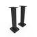 Angle. Kanto - 30" Fillable Speaker Stands with Isolation Feet and Fillable Channel, Pair - Black.
