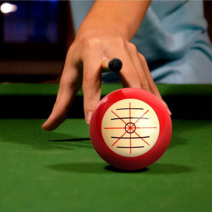 Alt View 3. GSE Games & Sports Expert - 2-1/4" Practice Training Artifact Cue Ball Used in American Billiards Eight Balls, Billiards Accessories - Red.