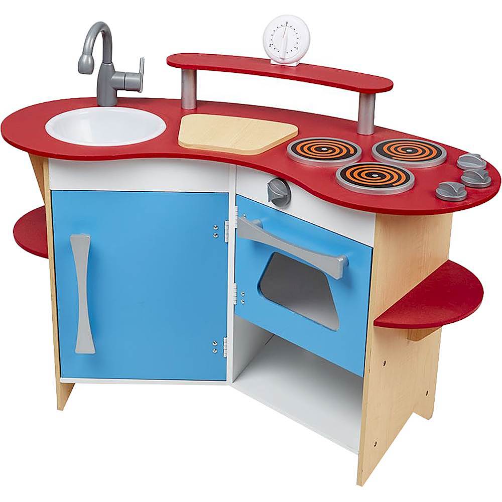 Best Buy Melissa & Doug Cook's Corner Wooden Play Kitchen Multi 3950