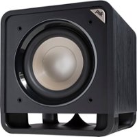 Polk Audio - HTS 10 Powered Subwoofer, Power Port, 10" Woofer, 200W Peak Power Ultimate Home Theater Experience - Black - Angle_Zoom