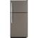 Front. GE - 18.2 Cu. Ft. Top-Freezer Refrigerator.