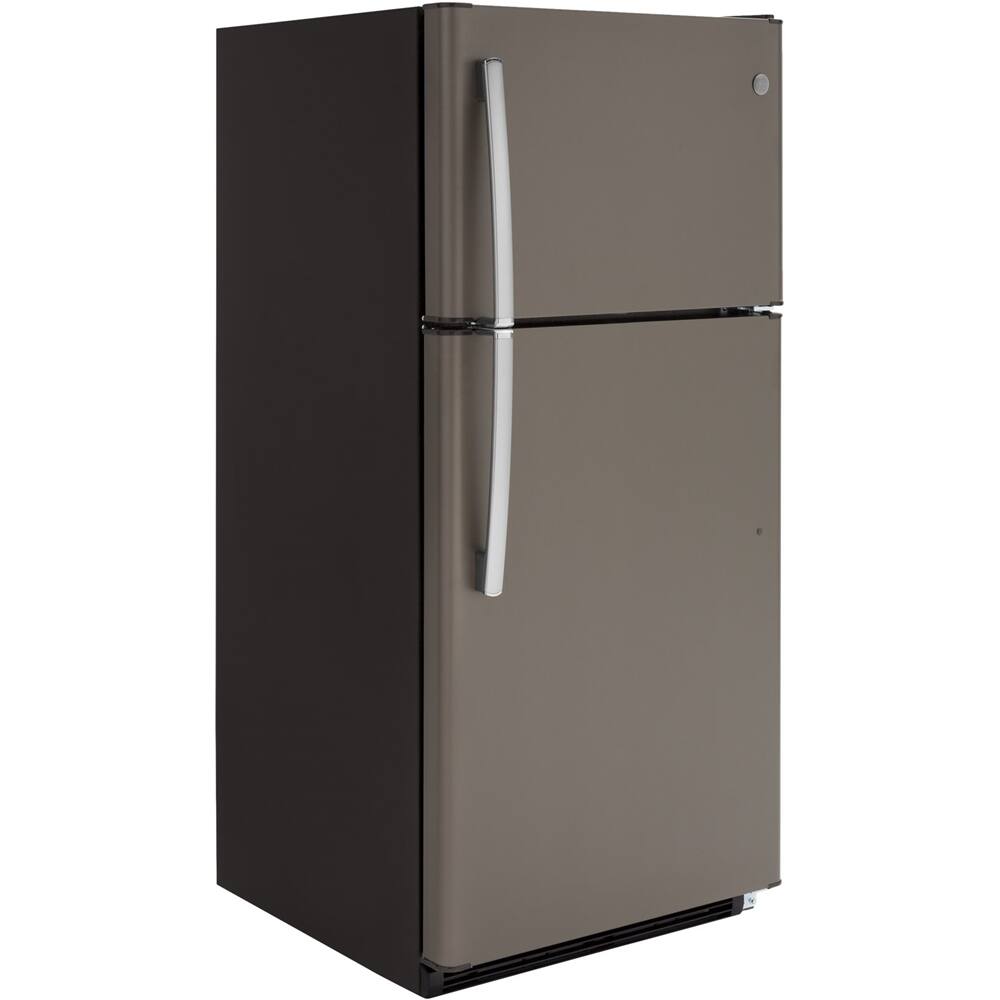 Best Buy GE 18.2 Cu. Ft. TopFreezer Refrigerator Slate GTS18FMLES