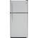 Front. GE - 18.2 Cu. Ft. Top-Freezer Refrigerator.
