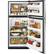 Alt View 12. GE - 18.2 Cu. Ft. Top-Freezer Refrigerator.