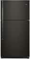 Whirlpool - 33 in. Wide 21.3 cu. ft. Top-Freezer Refrigerator - Black Stainless Steel