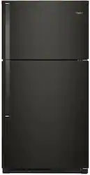 Whirlpool - 21.3 Cu. Ft. Top-Freezer Refrigerator - Black Stainless Steel - Front_Zoom