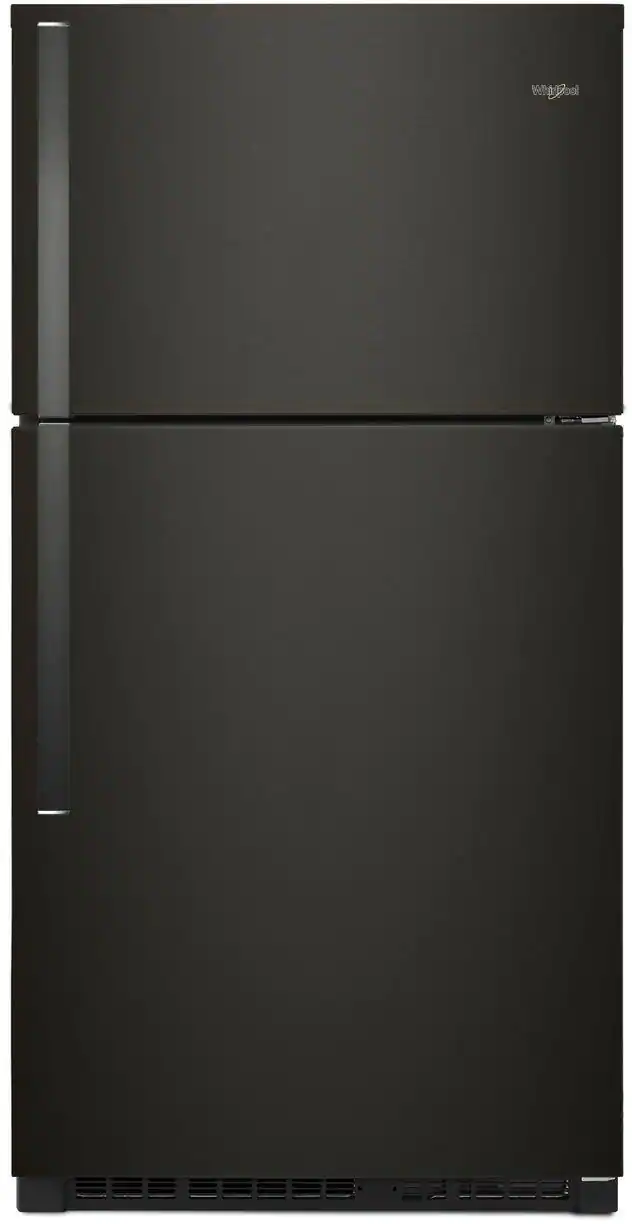 Whirlpool - 21.3 Cu. Ft. Top-Freezer Refrigerator - Black Stainless Steel