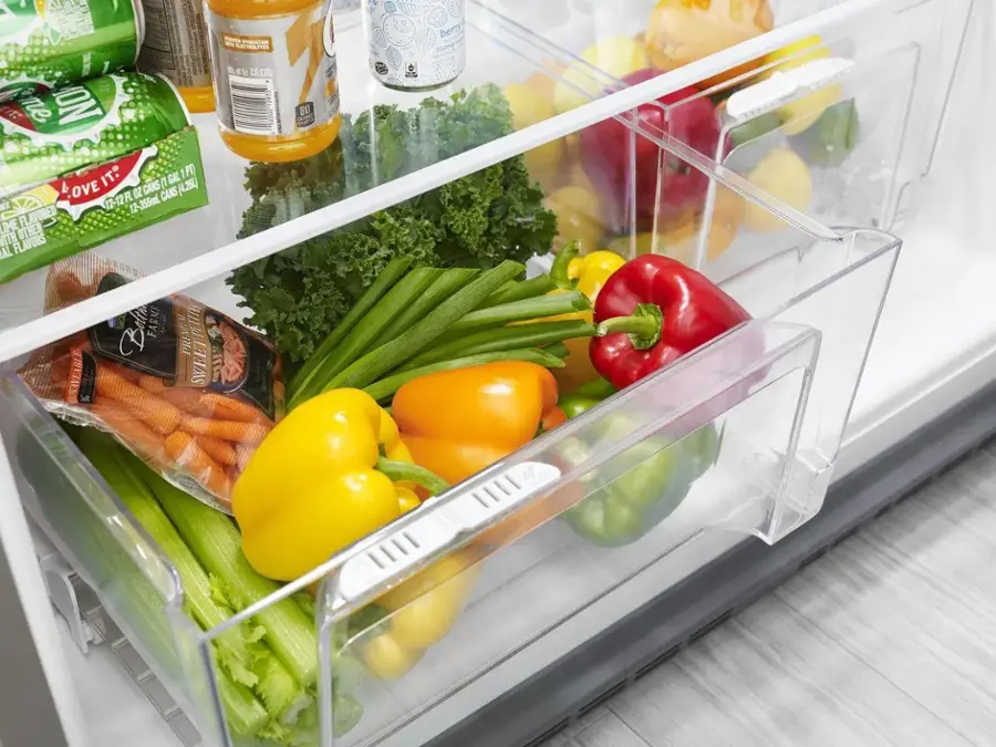 Alt View 15. Whirlpool - 21.3 Cu. Ft. Top-Freezer Refrigerator - Black Stainless Steel.