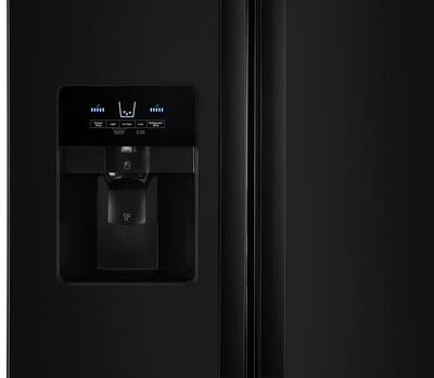 Whirlpool 24.5 Cu. Ft. Side by Side Refrigerator Black