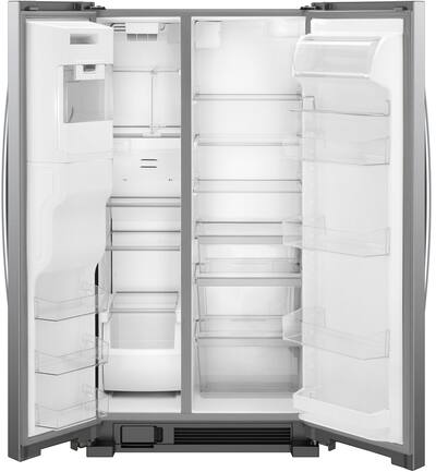 Whirlpool 24.5 Cu. Ft. Side by Side Refrigerator Black