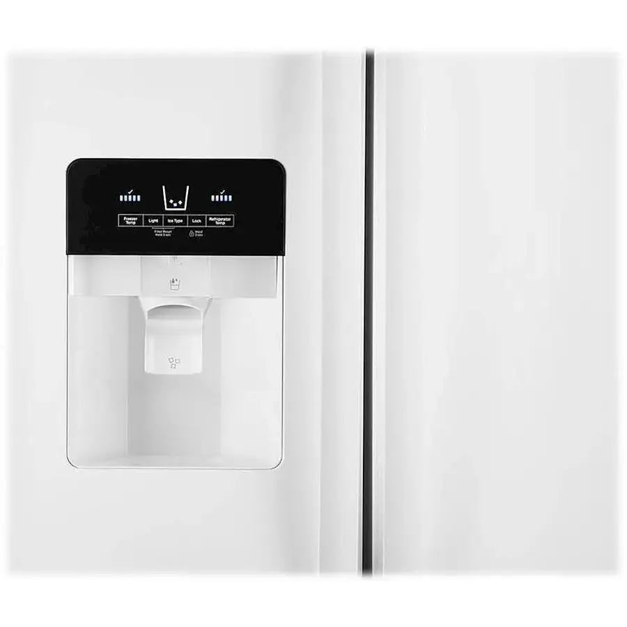 Alt View 5. Whirlpool - 24.5 Cu. Ft. Side-by-Side Refrigerator - White.