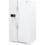 Left. Whirlpool - 24.5 Cu. Ft. Side-by-Side Refrigerator - White.