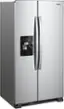 Angle. Whirlpool - 24.5 Cu. Ft. Side-by-Side Refrigerator - Fingerprint Resistant Stainless Steel.