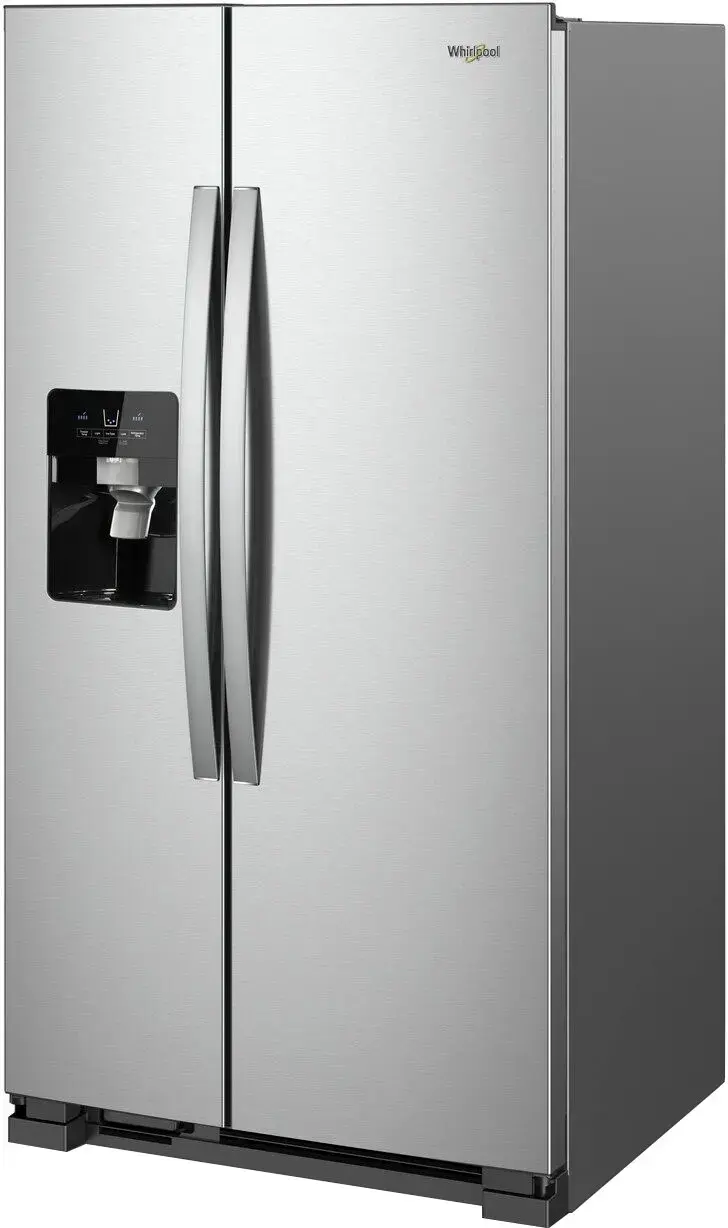 Alt View 5. Whirlpool - 24.5 Cu. Ft. Side-by-Side Refrigerator - Fingerprint Resistant Stainless Steel.