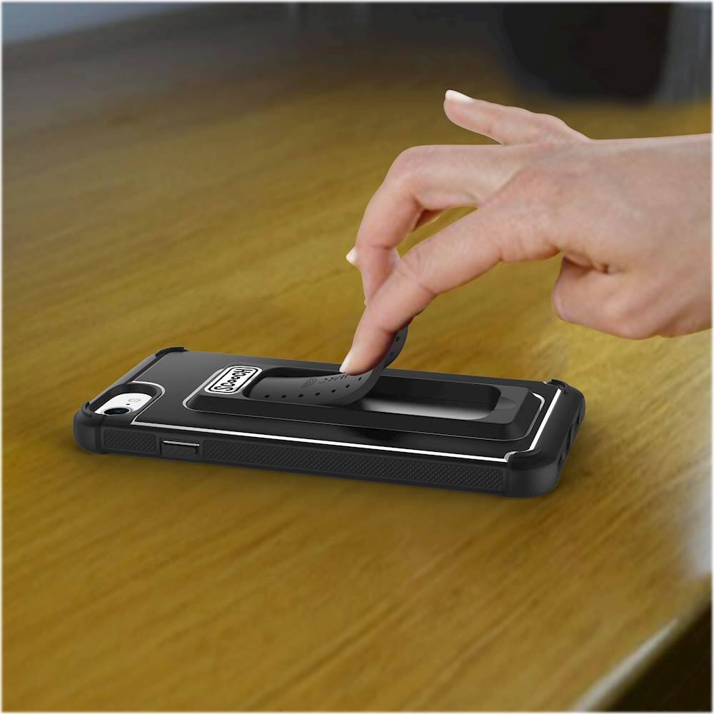 Scooch Wingman Series in Case with Kickstand for iPhone XR Clear