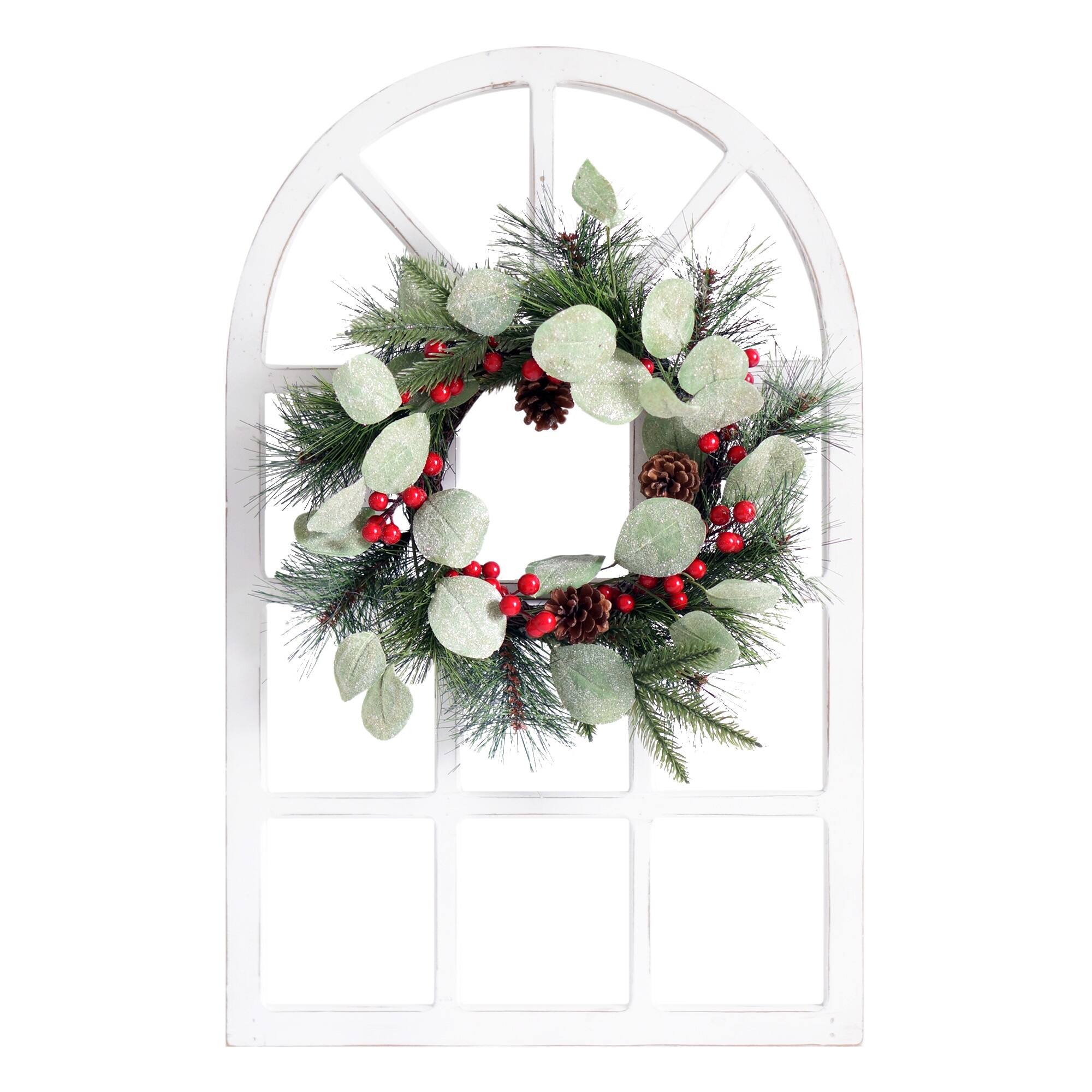 Front. TX USA Corporation - Window Pane Wall Dcor - Multicolor.