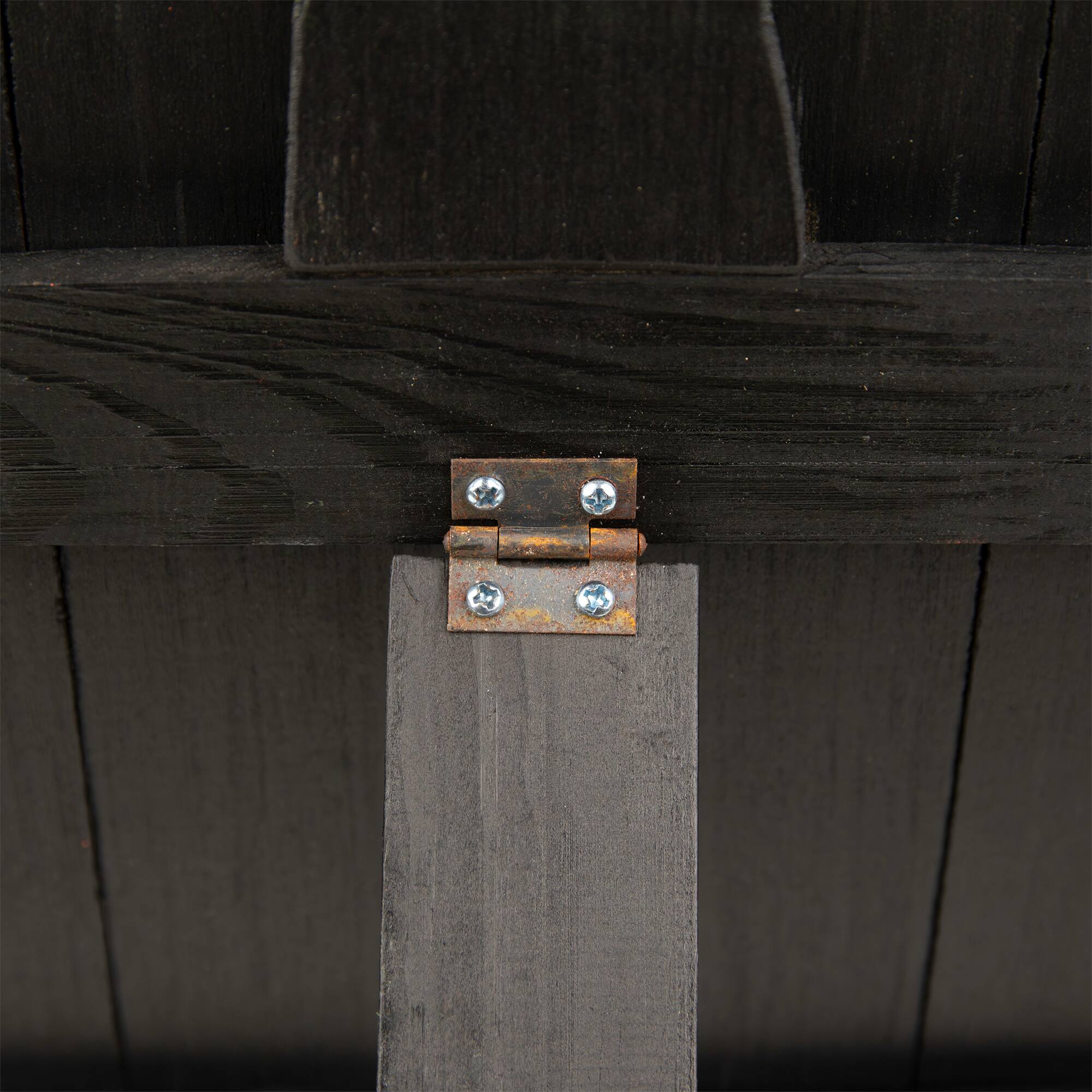 Alt View 6. Northlight - Wooden Pumpkin with Gingham Bow Fall Harvest Decoration - 15.25" - Orange.