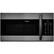 Front. Frigidaire - Gallery 1.5 Cu. Ft. Convection Over-the-Range Microwave with Sensor Cooking - Black stainless steel.