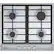 Front. Bosch - 500 Series 24" Built-In Gas Cooktop with 4 burners - Stainless Steel.