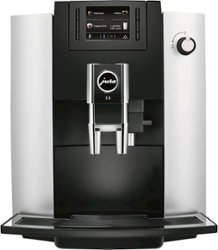 Jura - E6 Espresso Machine with 15 bars of pressure - Platinum - Front_Zoom