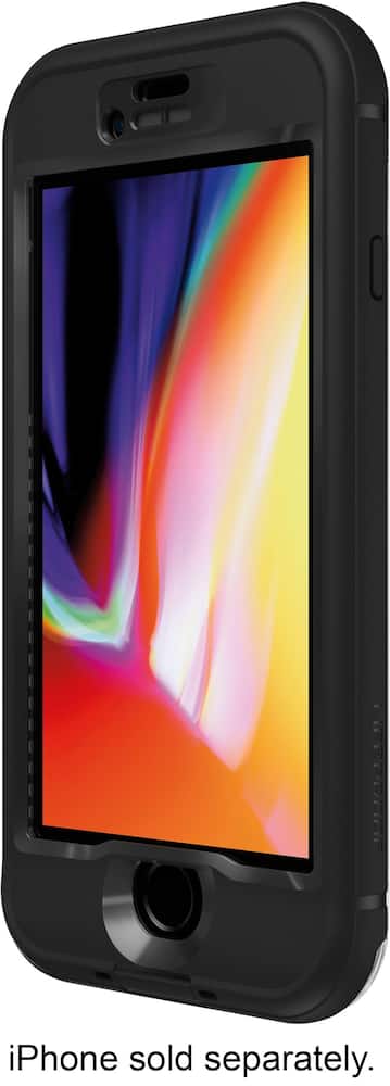nÜÜd protective water-resistant case for apple iphone 8 - black nÜÜd protective water-resistant case for apple iphone 8 - black