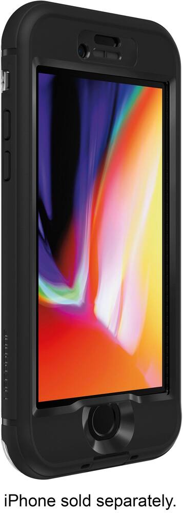 nÜÜd protective water-resistant case for apple iphone 8 - black