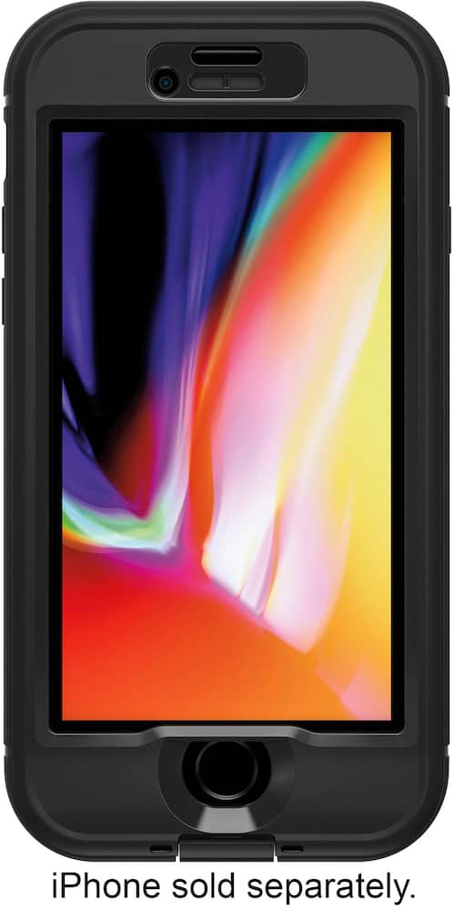 nÜÜd protective water-resistant case for apple iphone 8 - black nÜÜd protective water-resistant case for apple iphone 8 - black
