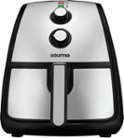 Gourmia - Hot Air Fryer - Stainless Steel - Angle