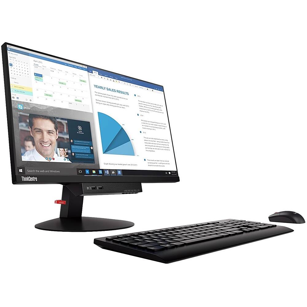 Lenovo Thinkcentre Tiny In One 22 21 5 Ips Led Fhd Monitor Displayport Black 10r1par1us Best Buy