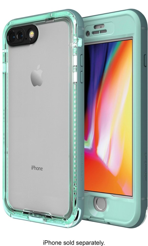 nÜÜd protective water-resistant case for apple iphone 8 plus - cool mist