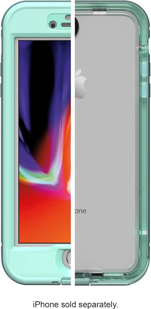 nÜÜd protective water-resistant case for apple iphone 8 plus - cool mist