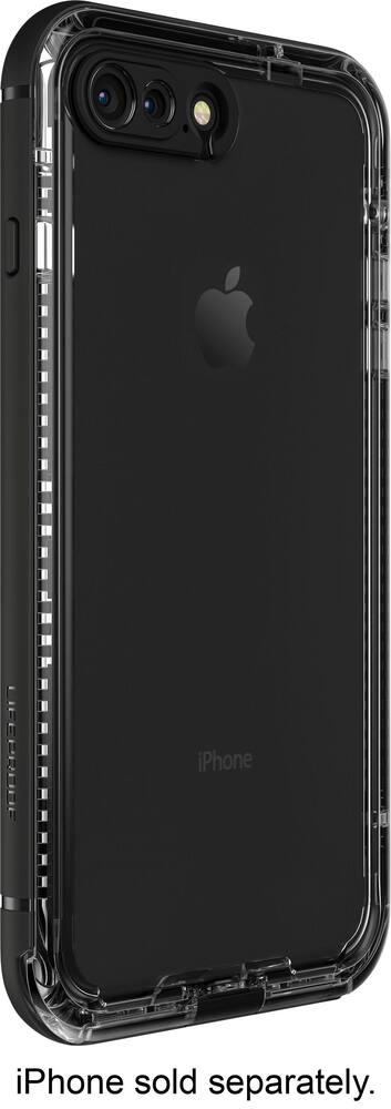 nÜÜd protective water-resistant case for apple iphone 8 plus - black