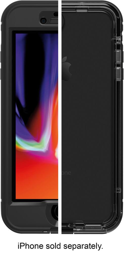 nÜÜd protective water-resistant case for apple iphone 8 plus - black nÜÜd protective water-resistant case for apple iphone 8 plus - black