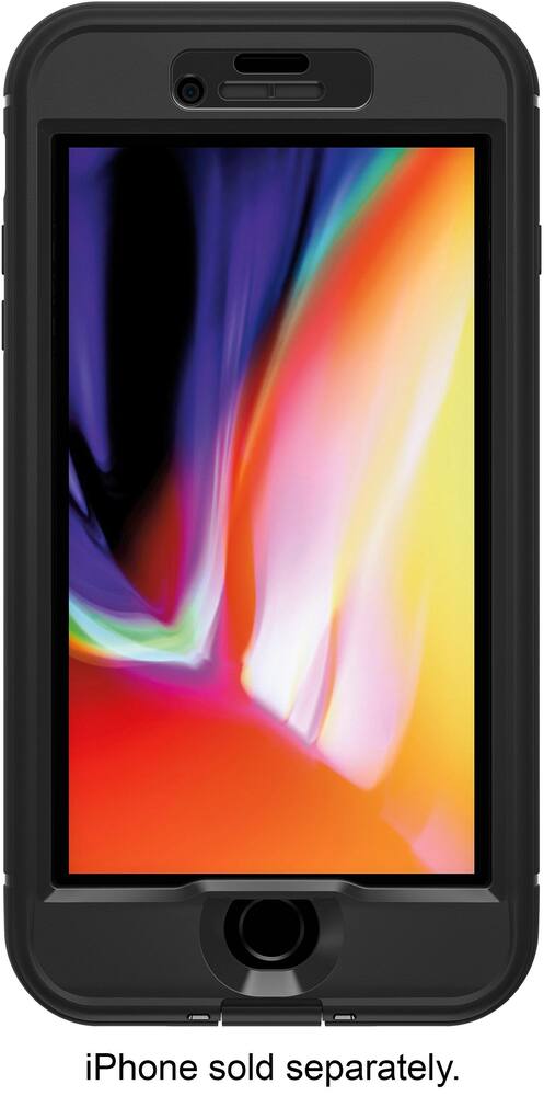 nÜÜd protective water-resistant case for apple iphone 8 plus - black nÜÜd protective water-resistant case for apple iphone 8 plus - black