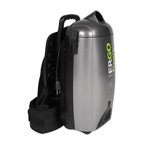 Left. Atrix - Ergo Pro Canister Vacuum - Silver/Black.