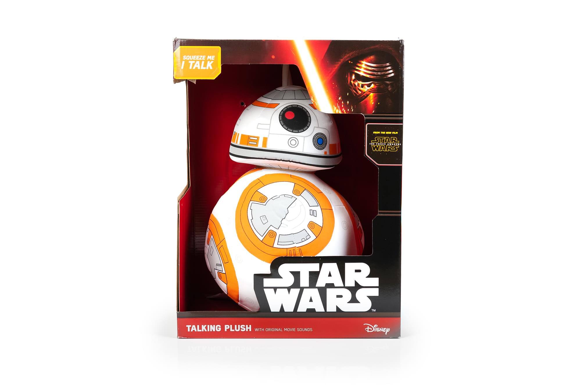 Squeeze Me I Talk - Star Wars: Star Wars Talking Plush with Original Movie Sounds - Disney