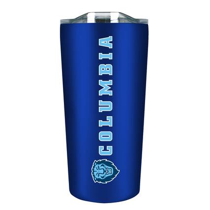 Front. The Fanatic Group - Columbia University 18oz. Stainless Steel Soft Touch Tumbler - Multicolor.