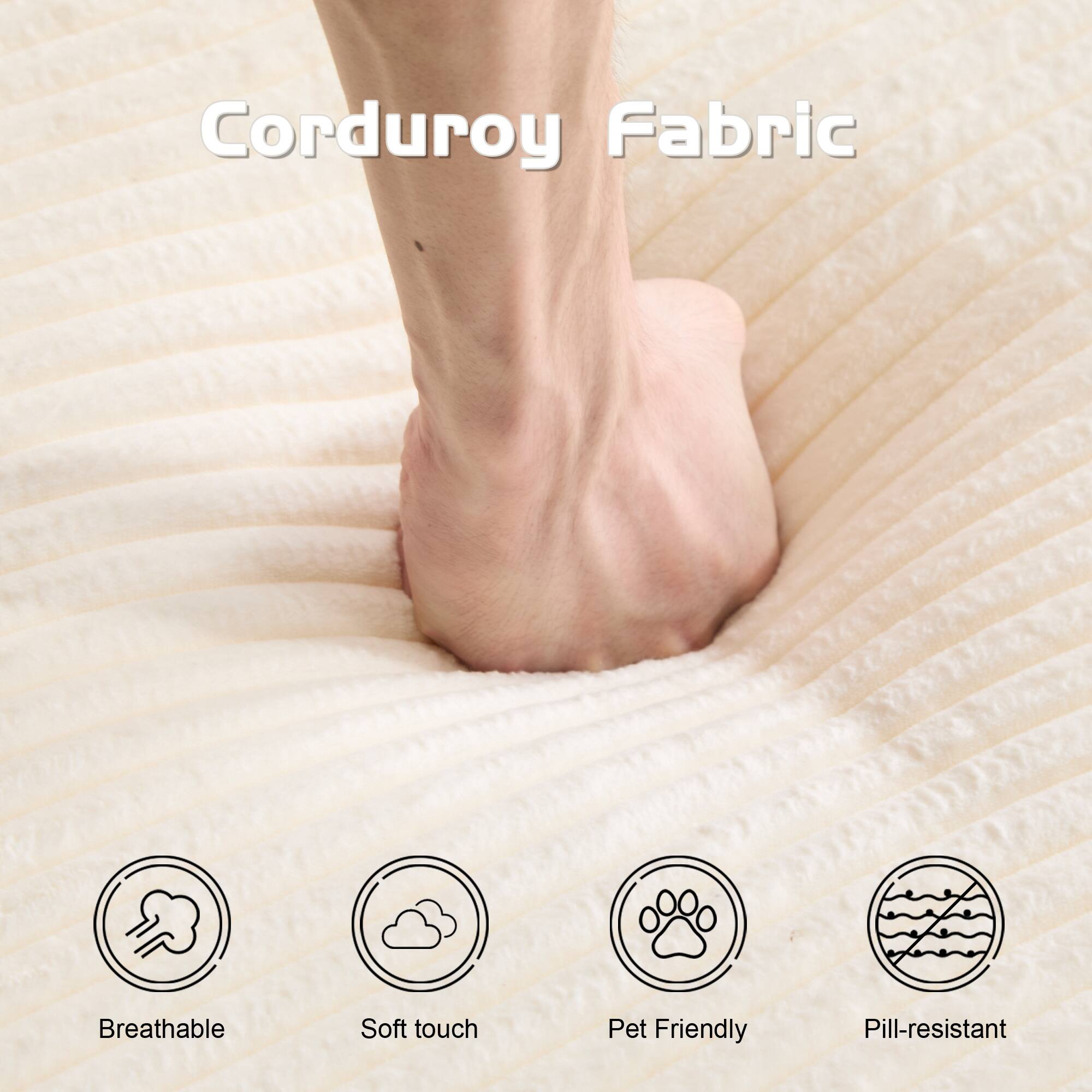 Corduroy Fabric

- Breathable
- Soft touch
- Pet Friendly
- Pill-resistant