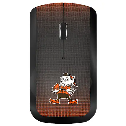 Front. Keyscaper - Cleveland Browns Wireless USB Computer Mouse - Black.