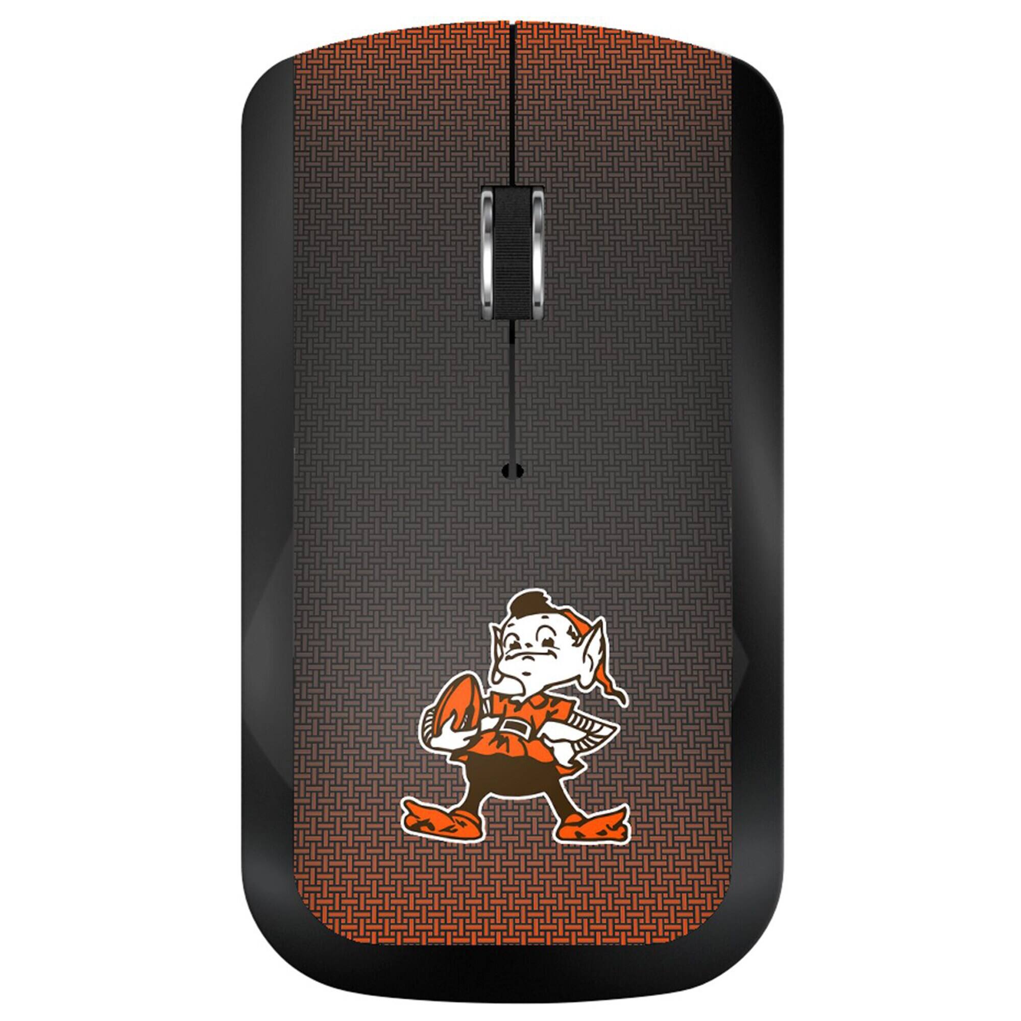 Front. Keyscaper - Cleveland Browns Wireless USB Computer Mouse - Black.