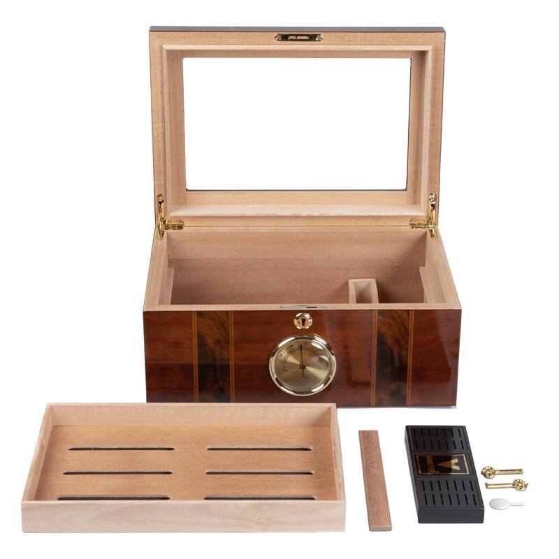 Alt View 1. Prestige - Presidential Cigar Humidor - High Gloss Finish.