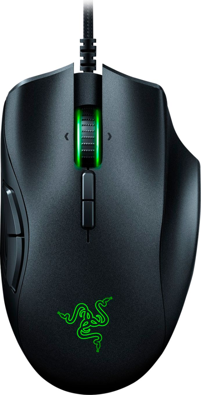 Razer Naga Trinity Wired Optical Gaming Mouse with Interchangeable Side  Plates in 2, 6, 12 Button Configurations Black RZ01-02410100-R3U1 - Best Buy